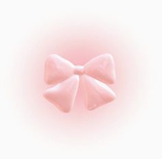 a pink candy bow on a white background