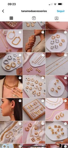 Aesthetic Jewelry Instagram Feed, Jewelry Instagram Feed Ideas, Jewelry Packaging Design, Moon Accessories