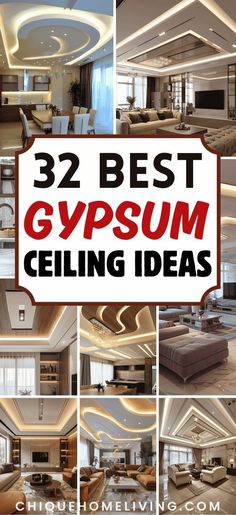 Looking to transform your ceiling into a stunning focal point? Discover simple and modern gypsum ceiling design ideas that can elevate any room in your home. From minimalist lines to sleek patterns, these POP ceiling designs offer a touch of elegance and contemporary style. Modern Gypsum Ceiling Design Living Room, False Ceilings Modern, Ceiling False Design, Pop Design For Living Room Ceiling, Modern Pop Ceiling Design Living Room, False Ceiling Design For Bathroom, Simple Gypsum Ceiling Designs, Pop Design For Bedroom Simple, Gypsum Ceiling Design For Bedroom