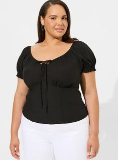 Plus Size Too, Plus Size Shirt Around Waist, Old Navy Plus Size Tops, Mama Cubed Shirt, Knotted Shirt Plus Size, Plus Size Boxy Top Pattern, Cute Clothes For Plus Size, Plus Size Black Tops, Plus Size Tuck