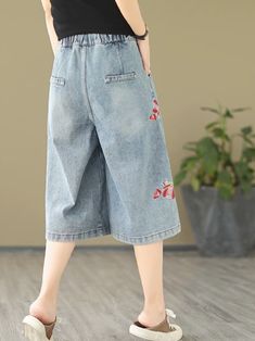 Elevate your summer wardrobe with our Women's Denim Short Bottom Pant. Made from durable denim fabric in a charming light blue shade. these cropped pants are a must-have for the season. Designed with a natural waistline. they provide a comfortable and flattering fit. Available in sizes S. M. L. and XL. these shorts cater to a range of body types. Perfect for casual outings. they can be paired with a variety of tops for a stylish and effortless look. Embrace the versatility of these denim shorts Waist Pants, Denim Shorts Women, Colored Denim, Denim Fabric, Comfortable Fashion, Cropped Pants, Summer Wardrobe, Denim Women, Denim Shorts