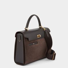 Mortimer Top Handle | Anya Hindmarch US Elegant Watches Women, Leather Bag Design, Dream Bags, Timeless Bags, Gold Lips, Dream Closets, Phone Cards, Bag Essentials, Chic Bags