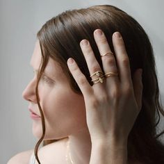 Nalu Plain Wave Band Ring - At Present Stackable Rings In Recycled Gold, Minimalist Wavy Rings As A Gift, Minimalist Wavy Rings For Gift, Minimalist Wavy Rings As Gifts, 14k Gold Wavy Rings, 14k Gold Minimalist Bypass Ring With Ethical Diamonds, Gold Wavy Promise Ring, Minimalist 14k Gold Wavy Ring, Wavy 14k Gold Rings