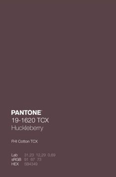 pantone's logo on the back of a purple background with black and white text