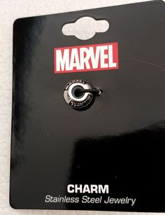 Marvel Logo Stainless Steel 10mm Charm Bracelet Bead New NOS MIP 2018 Logo Twice, Marvel Logo, Bracelet Bead, Bead Charm Bracelet, Stainless Steel Jewelry, Bead Charms, Cosplay Costumes, Charm Bracelet, Beaded Bracelets