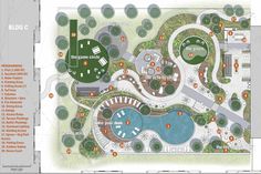 the site plan for an outdoor swimming pool