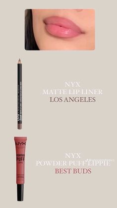 Nyx Makeup Products, Glossy Lips Makeup, Maquillage On Fleek, Nyx Lip, Makeup Powder, Lip Makeup Tutorial, Makeup Artist Tips, Makeup Help, Lip Combo