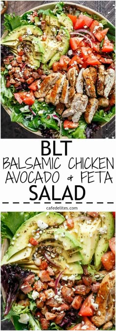 chicken salad with avocado and lettuce in it