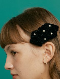 Editor's NotesXPIER presents a hairpin with a rimpled fabric. The velvet material adds a lovely holiday mood. - Rimpled velvet- Pearls embellished- Barrette hair clip- Voluminous silhouette- Lovely holiday mood Measurements(in.)One Size- Size: 3.74 in. (W) * 1.97 in. (H)- Clip: 2.36 in. Composition & Care- Material: Velvet, Simulated Pearl, Metal Barrette Pin- Avoid direct heat and moisture- Fine scratches or plated stains can occur naturally during the jewelry manufactur Holiday Mood, Holiday Wardrobe, The Velvet, Velvet Material, Hair Barrettes, Hair Clip, Hair Pins, Hair Clips, Moisturizer