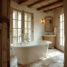 Tour 42 Bathrooms Immersing in French Country Grace