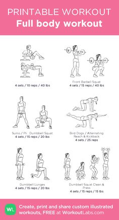 the printable workout guide for women