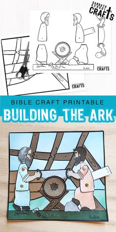 the bible crafts for kids to learn how to build an ark with pictures and instructions