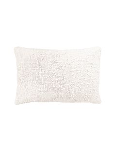 a white pillow on a white background