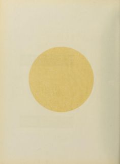 an image of a yellow circle on white paper