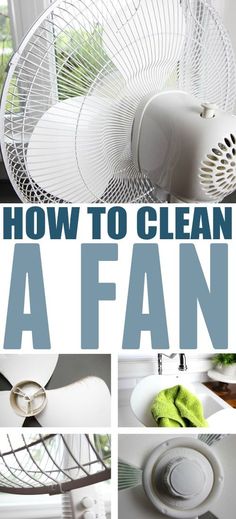 how to clean a fan in the kitchen