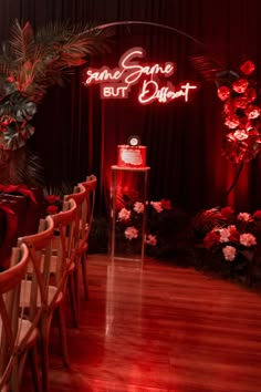 Red is the ultimate cure for sadness. Lady In Red Party Theme, Ruby Themed Birthday Party, Red 30th Birthday Ideas, Ruby Birthday Theme, Red Theme Birthday Party Decor, Red Birthday Party Decorations, Red Party Aesthetic