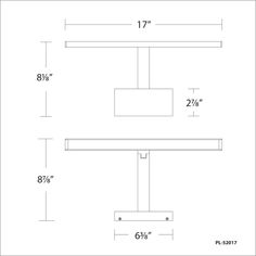 an image of a ceiling light with measurements