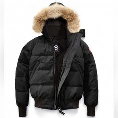 Excellent Condition Never Worn Canada Goose Parka, Canada Goose Women, Canada Goose Mens, Coyote Fur, Tricot Fabric, Mens Parka, Down Parka, Outdoor Outfit, Men Winter