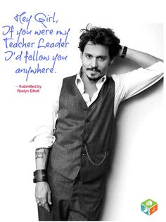 johnny depp is holding his hand on his head and leaning against a wall with a quote above it