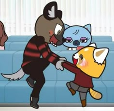 Matching Pfp Aggretsuko, Aggretsuko As Humans, Aggretsuko Haida X Retsuko, Haida And Retsuko Matching Pfp, Aggretsuko X Haida, Aggretsuko And Haida, Aggretsuko Matching Pfp, Aggretsuko Oc