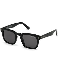 From TOM FORD, the Men's Dax 48mm Square Sunglasses feature:Acetate frameSquare shapeSolid lensRx ableNon-polarizedApprox. 48mm lens- 22mm bridge- 145mm templeImported. Stylish Sunglasses For Men, Glasses For Men Aesthetic, Men Sunglasses Aesthetic, Men’s Sunglasses, Mens Christmas Gifts, Best Mens Sunglasses, Tom Ford Glasses, Mens Designer Sunglasses, Black Sunglasses Square