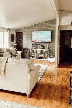 Looking to add charm and character to your farmhouse living room? Check out these 7 stunning accent wall ideas that will transform your space. From shiplap to reclaimed wood, these designs are perfect for creating a cozy and stylish atmosphere. Embrace the rustic elegance and make a statement in your home! 
Ready to take your living room to the next level? Explore these beautiful accent wall inspirations and create a warm and inviting space that you'll love coming home to. Accent Wall Inspiration, Inspired Living