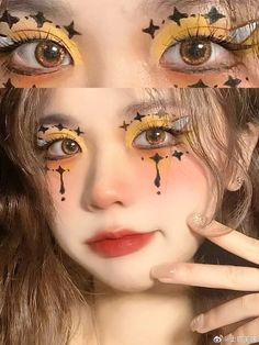 Cosplay Characters, Halloween Make Up, Halloween Make, Beautiful Makeup, Makeup Inspo, Cute Halloween, Halloween Ideas, Face Painting