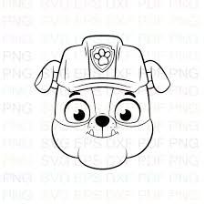 a dog with a fireman's hat on it's head and eyes