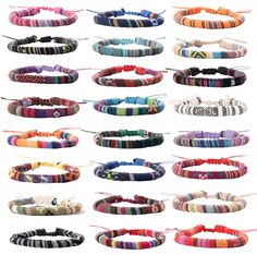 PRICES MAY VARY. 【BULK FRIENDSHIP BRACELETS】24 pcs colorful adjustable woven braided bracelets, simple and fashionable. These bracelets can be worn alone or stacked as you like, suitable for various occasions. 【HIGH QUALITY MATERIALS】Handmade braided friendship bracelets made of high quality woven thread, non-irritating, suitable for all ages. 【SIZE INFORMATION】Our woven wrap string bracelets are adjustable design, the inner length is about 7~11.8 inches, suitable for most people’s wrist. 【BEST Casual Multicolor Braided Bracelets For Festival, Bohemian Multicolor Braided Beaded Bracelets, Casual Multicolor Woven Braided Bracelets, Casual Multicolor Woven Braided Bracelet, Bracelets Simple, Braided Friendship Bracelets, Bracelets Men, String Bracelets, Woven Wrap