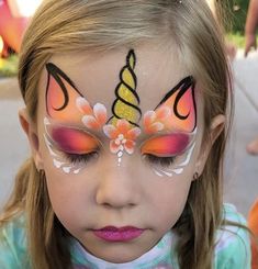 Fast Face Paint, Mermaid Face Paint, Face Painting Unicorn, Easy Face Painting Designs, Princess Face Painting, Festival Face Paint, Girl Face Painting, Face Painting Tutorials, Festival Face