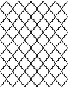 a black and white image of an ornamental pattern