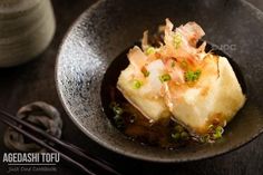 a video showing how to make angyagashi tofu recipe