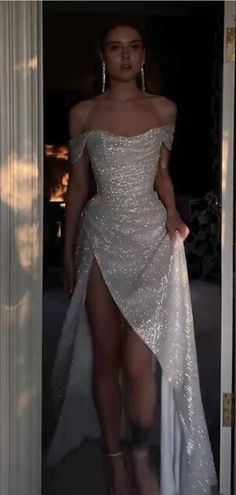 Sparkle Evening Dress, Glitz And Glam Prom Gown, Classy Prom Dresses Elegant Long, Glitz And Glam Long Gown, Glittery Prom Dresses Long, White Prom Dress Long Elegant, Glittery Dress Long, Glittery White Dress, Glittery Long Dress