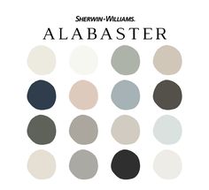 the cover of shewin williams's agreeable gray album, with different colors