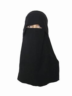 Saudi One Layer Niqab | Islamic Boutique Clear Vision