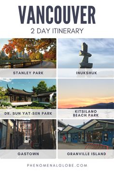 vancouver's vancouver 2 day itinerary