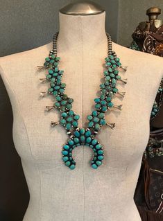 The Cusco Turquoise Squash Blossom Necklace Set – Calli Co. Silver Squash Blossoms, Turquoise Squash Blossom, Navajo Jewelry, Squash Blossom Necklace, Royston Turquoise, Squash Blossom, Necklace Collection, Sleeping Beauty Turquoise, Teal Turquoise