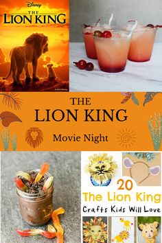 the lion king movie night is coming to disney's kids will love it with these fun activities