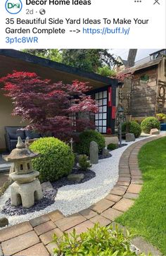 an image of a garden with rocks and plants on it, the caption reads i have been taking hundreds of pictures but never taken one of this view