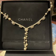 Excellent Condition With Box Chanel Pearl Necklace, Chanel Pearl, Chanel Pearls, Chanel Jewelry, Womens Jewelry Necklace, Limited Time, Pearl Necklace, Jewelry Necklaces, Chanel