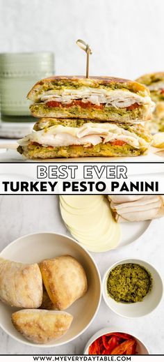 the best ever turkey pesto panini recipe is in this post it's so easy to make