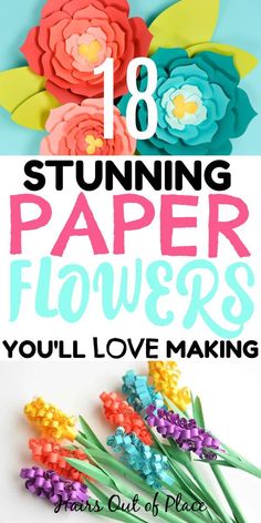 Construction Paper Flowers, Big Paper Flowers, Kids Budget, Paper Flowers Diy Easy, Paper Flower Wreaths, Paper Flower Garlands, Fleurs Diy, Easy Paper Flowers, Paper Flower Decor