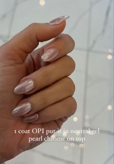 Nails Nye 2023, Neutral Vacation Nails Almond, Bridesmaid Fall Nails, Almond French Tip Chrome Nails, Winter Bridesmaid Nails, Honeymoon Nails Ideas Beach, Classy Holiday Nails Simple, Round Nails Acrylic, Wedding Party Nails