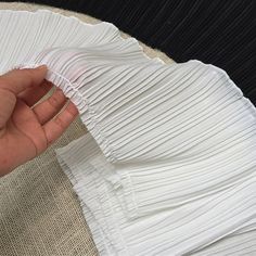 PRICES MAY VARY. Production Type : Chiffon Technology : Woven fabric with machine pleated Width:6-1/2 inches or 17 cm Color : Black , White Unit of Sale : 2 Yards , 1 yard=91 cm Color : White 
 This item is soft and in 6-1/2 inches wide , it is big enough for garment extender , and soft and ruffled technology which increase more charming to your style . it is perfect to add the bottom of the dress and Top , it will be great even to delicate the cuff . 1900 Dresses, White Units, Ruffle Fabric, Craft Sewing, Lace Trims, Chiffon Ruffle, Sewing Box, Sewing Trim, White Brand