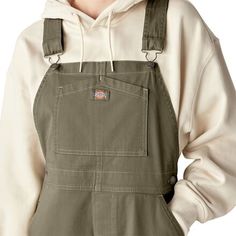 Yardwork just got way more fun with the Dickies Bib Overall. These women-specific overalls are built with cotton twill fabric, providing optimal stretch to keep us kneeling, squatting, and climbing with freedom, while utility pockets and a hammer loop store our tools with ease. Utility Cotton Overalls With Pockets, Utility Cotton Overalls With Patch Pockets, Utility Cotton Overalls For Outdoor, Outdoor Bib Front Overalls With Pockets, Khaki Utility Overalls For Workwear, Cotton Bib Front Overalls For Outdoor, Utility Style Shortalls With Pockets And Relaxed Fit, Utility Style Relaxed Fit Shortalls With Pockets, Relaxed Fit Utility Shortalls With Pockets