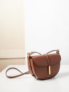 Saddle Leather, City Style, Back Pocket, Leather Crossbody Bag, Snap Button, Tan Leather, Saddle Bags