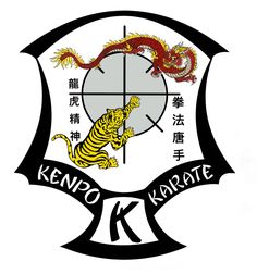 the kenpo karate logo is shown here