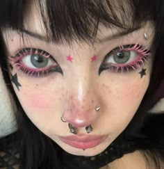 Casual Alt Makeup, Alternative Eyebrows, Vampire Bride, Punk Makeup, Swag Makeup