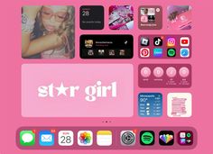 Ipad Setup Homescreen, Ipad Wallpaper Layout, Ipad Setup Aesthetic, Ipad Inspiration, Ipad Customization