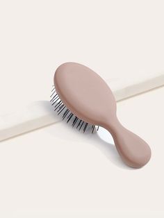 Apricot    Plastic Plain Cushion Brush Embellished   Beauty Tools Plain Cushions, Cocktail Strainer, Hair Brush, Beauty Tools, Apricot, Spa, Tools, Hair, Free Shipping